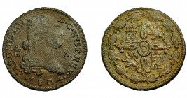 CARLOS IV. 8 maravedís. 1804. Segovia. VI-77. BC+.