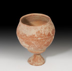 PRÓXIMO ORIENTE. IRÁN. Copa (III-II milenio a.C.). Cerámica. Altura 13,6 cm. Diámetro 8,3 cm.