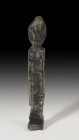 HISPANIA ANTIGUA. Cultura ibérica. Exvoto (VI-III a.C.). Bronce. Altura 4,0 cm.