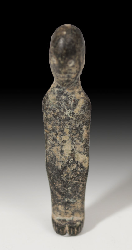 HISPANIA ANTIGUA. Cultura ibérica. Exvoto (IV-I a.C.). Bronce. Altura 4,7 cm.