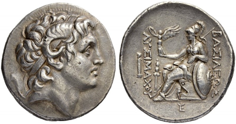 KINGS OF THRACE. Tetradrachm 287/286. Obv. Head of deified Alexander the Great t...