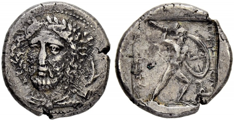 LYCIA. Perikles, 380-360. Stater 380/375, Phellos. Obv. Head of Perikles facing ...