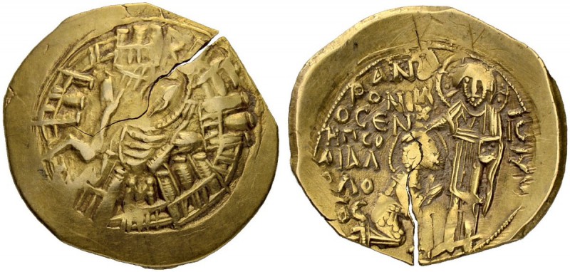 Andronikos II, 1282-1295. Hyperpyron 1282/1294, Constantinopolis. Obv. Half-leng...