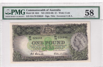 Australia, 1 Pound, 1953/60, UNC, p30
PMG 58
Estimate: USD 125-250
