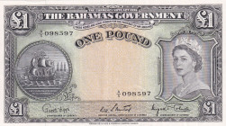 Bahamas, 1 Pound, 1963, UNC, p15d
Estimate: USD 450-900