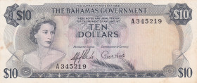 Bahamas, 10 Dollars, 1965, XF, p22a
Estimate: USD 250-500