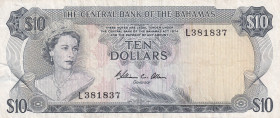 Bahamas, 10 Dollars, 1974, VF(+), p38b
Estimate: USD 100-200