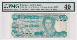 Bahamas, 10 Dollars, 1984, XF, p46b
PMG 40
Estimate: USD 150-300