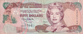Bahamas, 50 Dollars, 1996, VF, p61a
Estimate: USD 300-600
