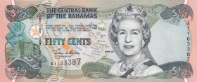 Bahamas, 1/2 Cent, 2001, UNC, P68
Estimate: USD 5-10