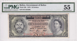 Belize, 10 Dollars, 1976, AUNC, p36c
PMG 55
Estimate: USD 300-600