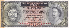 Belize, 10 Dollars, 1976, XF(+), p36s, SPECIMEN
Estimate: USD 180-350