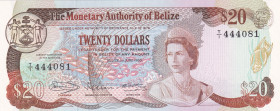 Belize, 20 Dollars, 1980, UNC, p41a
Estimate: USD 700-1400