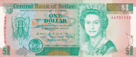 Belize, 1 Dollar, 1990, UNC, p51
Estimate: USD 15-30