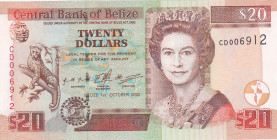 Belize, 20 Dollars, 2000, UNC, p63b
Estimate: USD 100-200