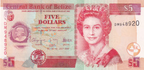 Belize, 5 Dollars, 2009, UNC, p67d
Estimate: USD 10-20