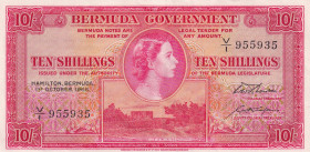 Bermuda, 10 Shilings, 1966, AUNC, p19c
Estimate: USD 300-600