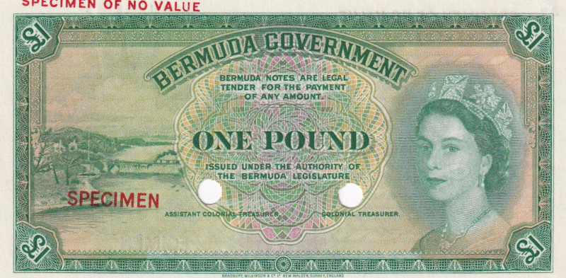 Bermuda, 1 Pound, 1952, UNC, p19cts, SPECIMEN
Estimate: USD 1500-3000