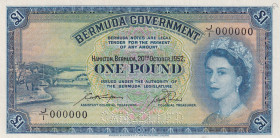 Bermuda, 1 Pound, 1952, UNC, p20a, SPECIMEN
Estimate: USD 700-1400