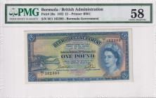 Bermuda, 1 Dollar, 1952, AUNC, p20a
Estimate: USD 150-300