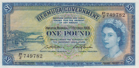 Bermuda, 1 Pound, 1966, UNC, p20d
Estimate: USD 400-800
