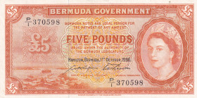 Bermuda, 5 Pounds, 1966, XF, p21d
Estimate: USD 1000-2000