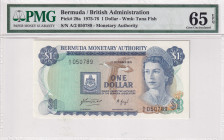 Bermuda, 1 Dollar, 1975/76, UNC, p28a
Estimate: USD 40-80
