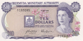 Bermuda, 10 Dollars, 1978, UNC, p30a
Estimate: USD 450-900