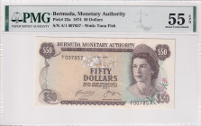 Bermuda, 50 Dollars, 1974, AUNC, p32a
Estimate: USD 2200-4400