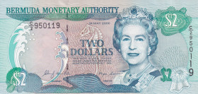 Bermuda, 2 Dollars, 2000, UNC, p50a
Estimate: USD 15-30