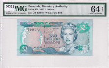 Bermuda, 2 Dollars, 2007, UNC, p50b
Estimate: USD 600-1200