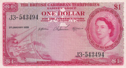 British Caribbean Territories, 1 Dollar, 1959, VF(+), p7c
Estimate: USD 40-80