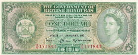 British Honduras, 1 Dollar, 1971, UNC, p28c
Estimate: USD 400-800