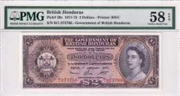 British Honduras, 2 Dollars, 1972, AUNC, p29c
Estimate: USD 300-600