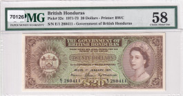 British Honduras, 20 Dollars, 1971/73, AUNC, p32c
Estimate: USD 2250-4500