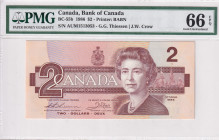 Canada, 2 Dollars, 1986, UNC, p55b
Estimate: USD 50-100