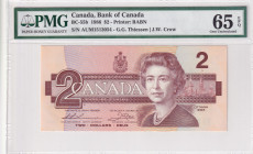 Canada, 2 Dollars, 1986, UNC, p55b
Estimate: USD 50-1000