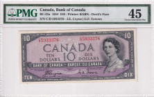 Canada, 10 Dollars, 1954, XF, p69a
Estimate: USD 150-300