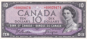 Canada, 10 Dollars, 1954, UNC, p69b
Estimate: USD 450-900