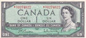 Canada, 1 Dollar, 1954, UNC, p74b
Estimate: USD 150-300