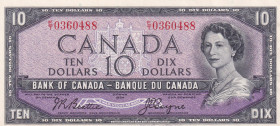 Canada, 10 Dollars, 1954, UNC, p79a
Estimate: USD 225-450