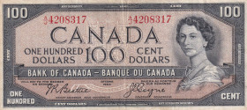 Canada, 100 Dollars, 1954, VF, p882a
Estimate: USD 125-250