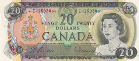 Canada, 20 Dollars, 1969, AUNC, p89ar, REPLACEMENT
Estimate: USD 300-600
