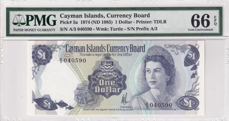 Cayman Islands, 1 Dollar, 1985, UNC, p5a
Estimate: USD 90-180