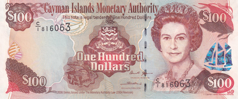 Cayman Islands, 100 Dollars, 2006, UNC, p37a
Estimate: USD 250-500