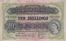East Africa, 10 Shilings, 1953, AUNC(-), p34s, SPECIMEN
Estimate: USD 2500-5000