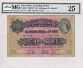 East Africa, 100 Shillings, 1954, VF, p36a
Estimate: USD 1100-2200