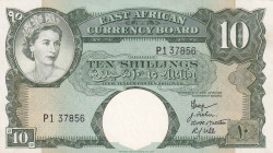 East Africa, 10 Shilings, 1958, UNC, p38
Estimate: USD 600-1200
