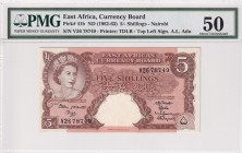 East Africa, 5 Shilings, 1962, AUNC, p41b
Estimate: USD 400-800