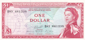 East Caribbean States, 1 Dollar, 1965, UNC, p13g
Estimate: USD 30-60
